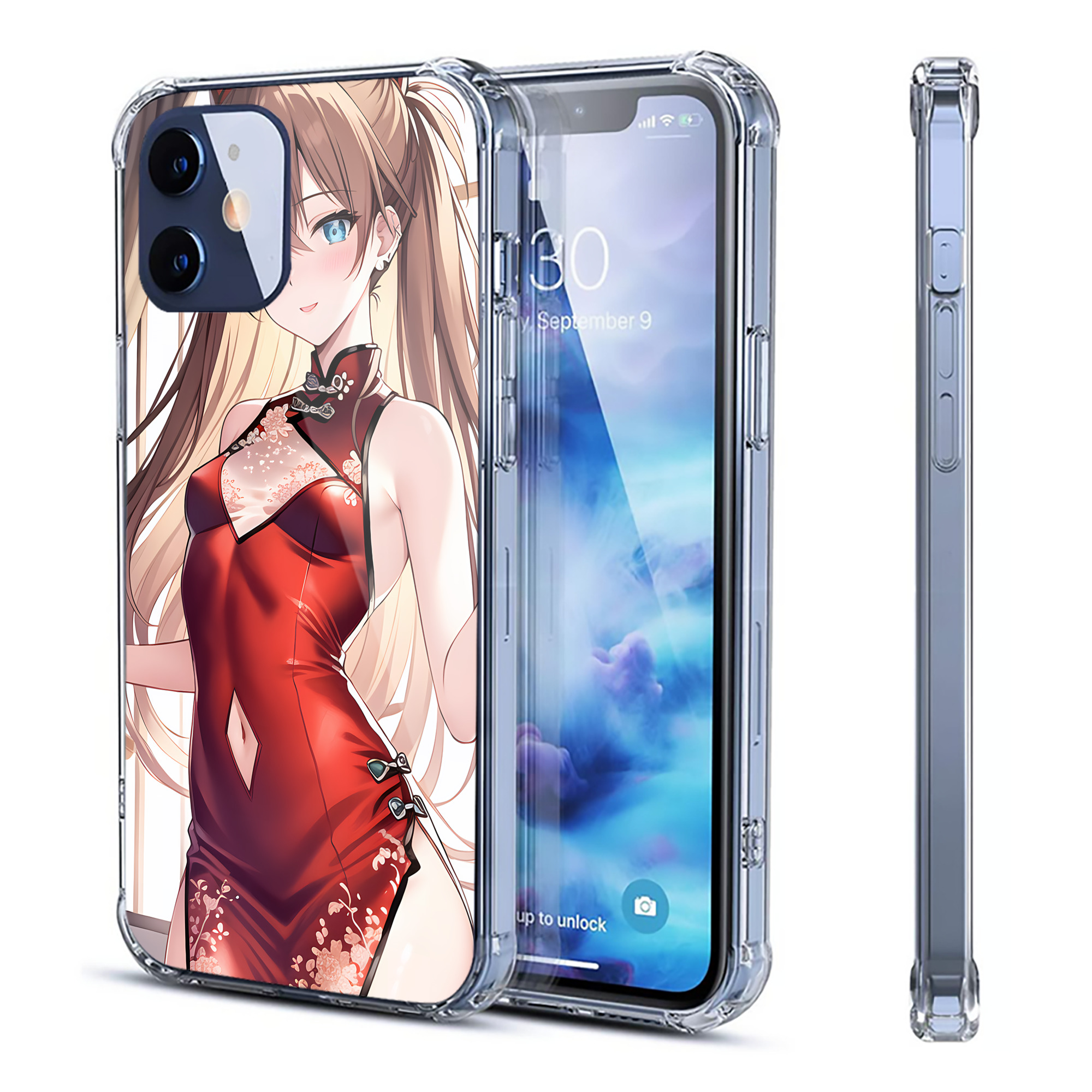 （画像用） EVA 新世紀エヴァンゲリオン 【iPhone 12シリーズ対応】透明スマホケース（クリアソフトケース）